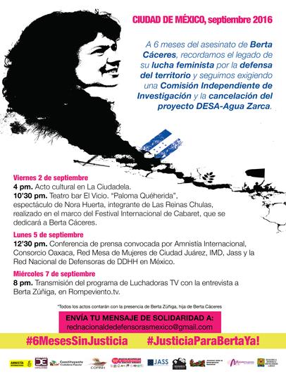 Cartel berta méxico df