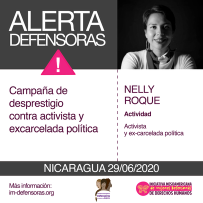 Alerta Nicaragua Nelly Roque