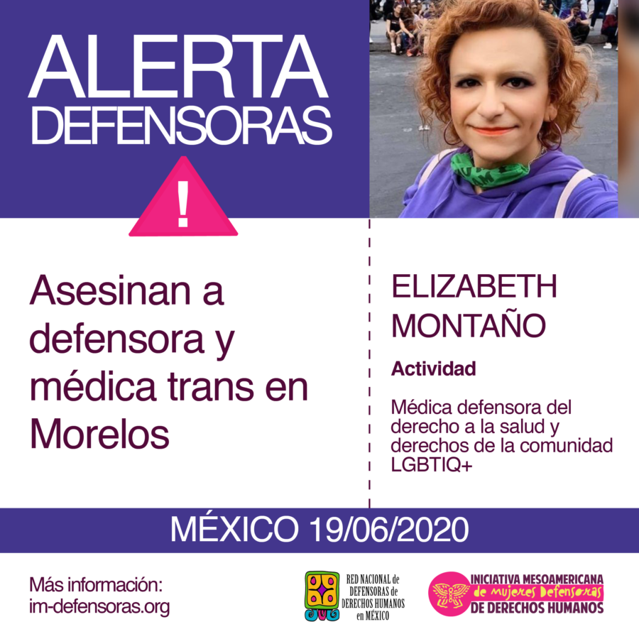 Elizabeth Montaño defensora y médica trans