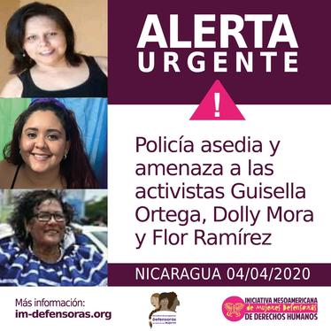 ALERTA urgente Nicaragua 040420